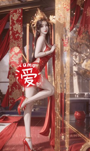 李慕婉AI作图婚服卧室HD186P 1050MB ai202408022118/Li Muwan AI rendering wedding dress bedroom HD186P 1050MB ai202408022118-VAM资源站