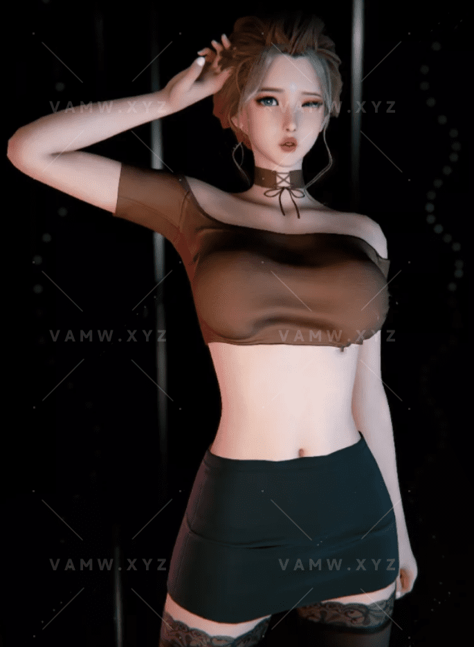 [人物]VR真实女友游戏人物卡 邻家小妹鱼露露02/[Character] VR Real Girlfriend Game Character Card The Girl Next Door Yululu 02-VAM资源站