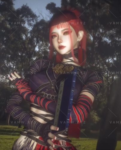 [VAM人物]VR真实女友游戏人物卡 将臣 有衣服/[VAM Character] VR Real Girlfriend Game Character Card General has clothes-VAM资源站