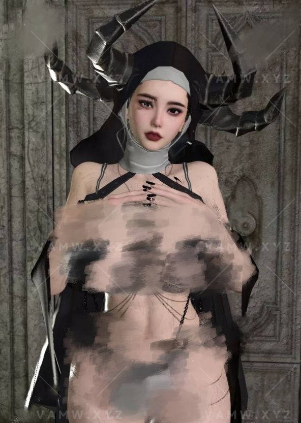 [VAM人物]真实女友游戏KONG.KONG黑暗修女/[VAM Character] Real Girlfriend Game KONG.KONG Dark Sister-VAM资源站