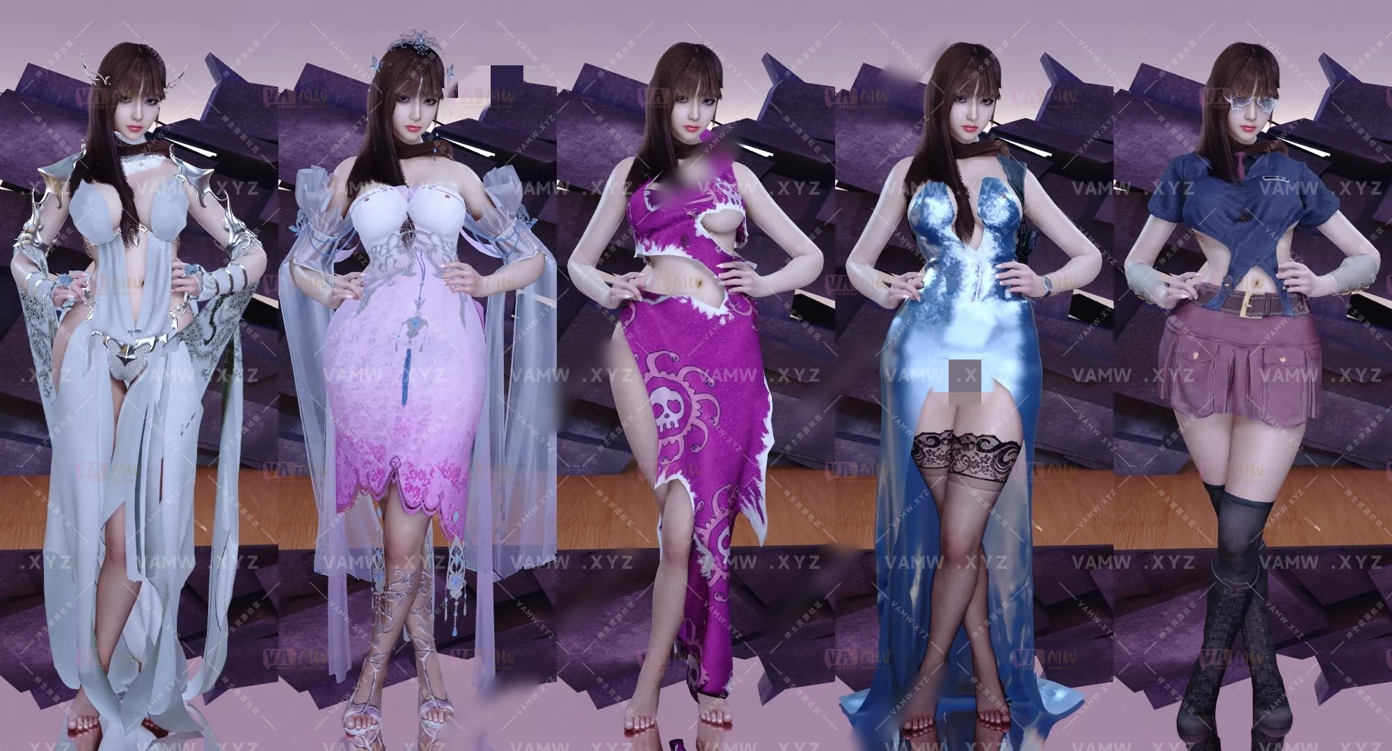 【精】VAM服饰合集Qing服装资源合集 更新至【2025-01-02】 