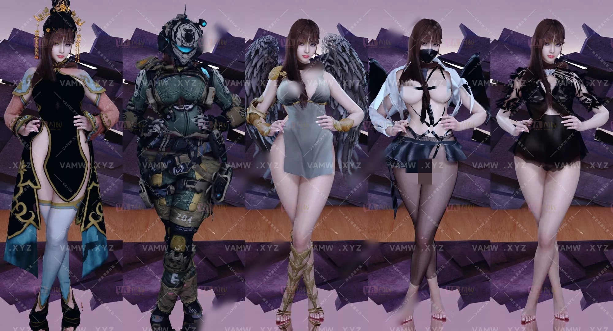 【精】VAM服饰合集Qing服装资源合集 更新至【2025-01-02】 