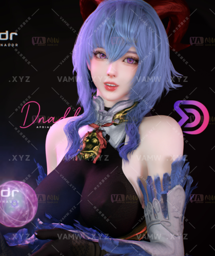 [VAM人物]真实女友游戏 Dnaddr.Ganyu 元神装扮/[VAM Character] Real Girlfriend Game Dnaddr.Ganyu Yuanshen Dress Up-VAM资源站