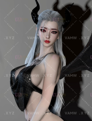 [VAM人物]真实女友游戏HMZ.魅魔.1/[VAM Character] Real Girlfriend Game HMZ.Succubus.1-VAM资源站