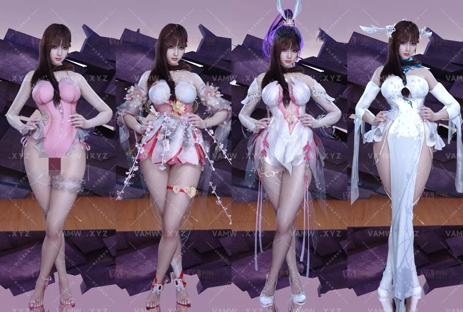 【精】VAM服饰合集Qing服装资源合集 更新至【2025-01-02】 