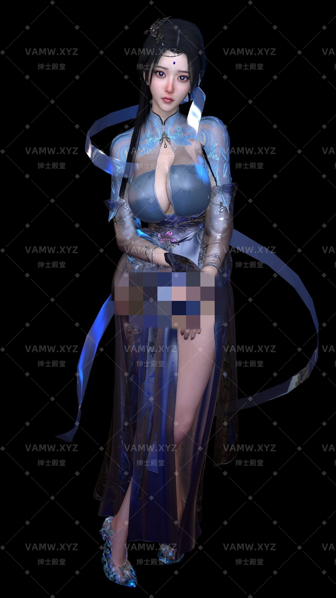 [VAM人物]真实女友游戏 Menxing-QAQ.蓝.1.var/[VAM Character] Real Girlfriend Game Menxing-QAQ.Blue.1.var-VAM资源站