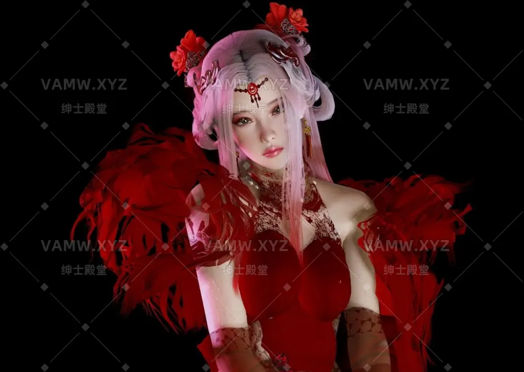 [VAM人物]真实女友游戏 古风 未知.花魁茵茵.1.var/[VAM Character] Real Girlfriend Game Ancient Style Unknown.Oiran Yin Yin.1.var-VAM资源站