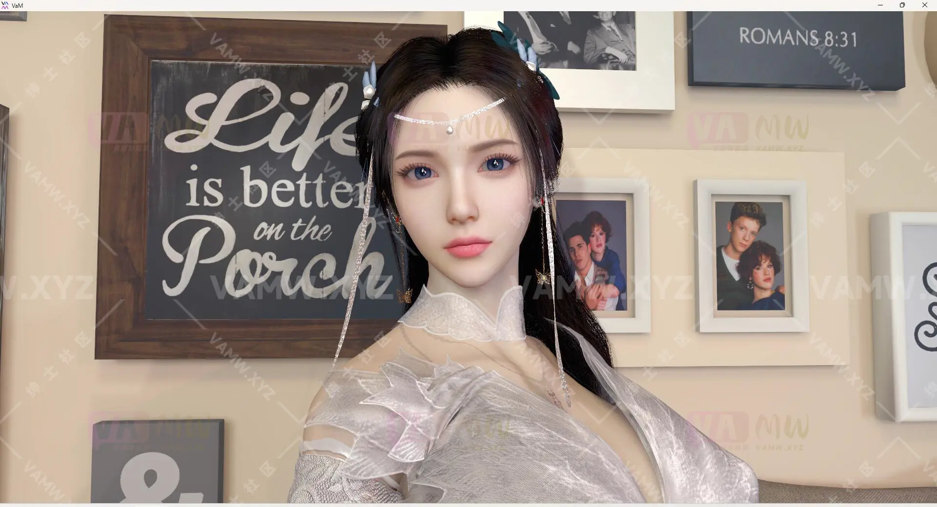 人物Looks-VAM虚拟女友游戏人物-HMZ.琳.1/Character Looks-VAM Virtual Girlfriend Game Character-HMZ.Lin.1-VAM资源站