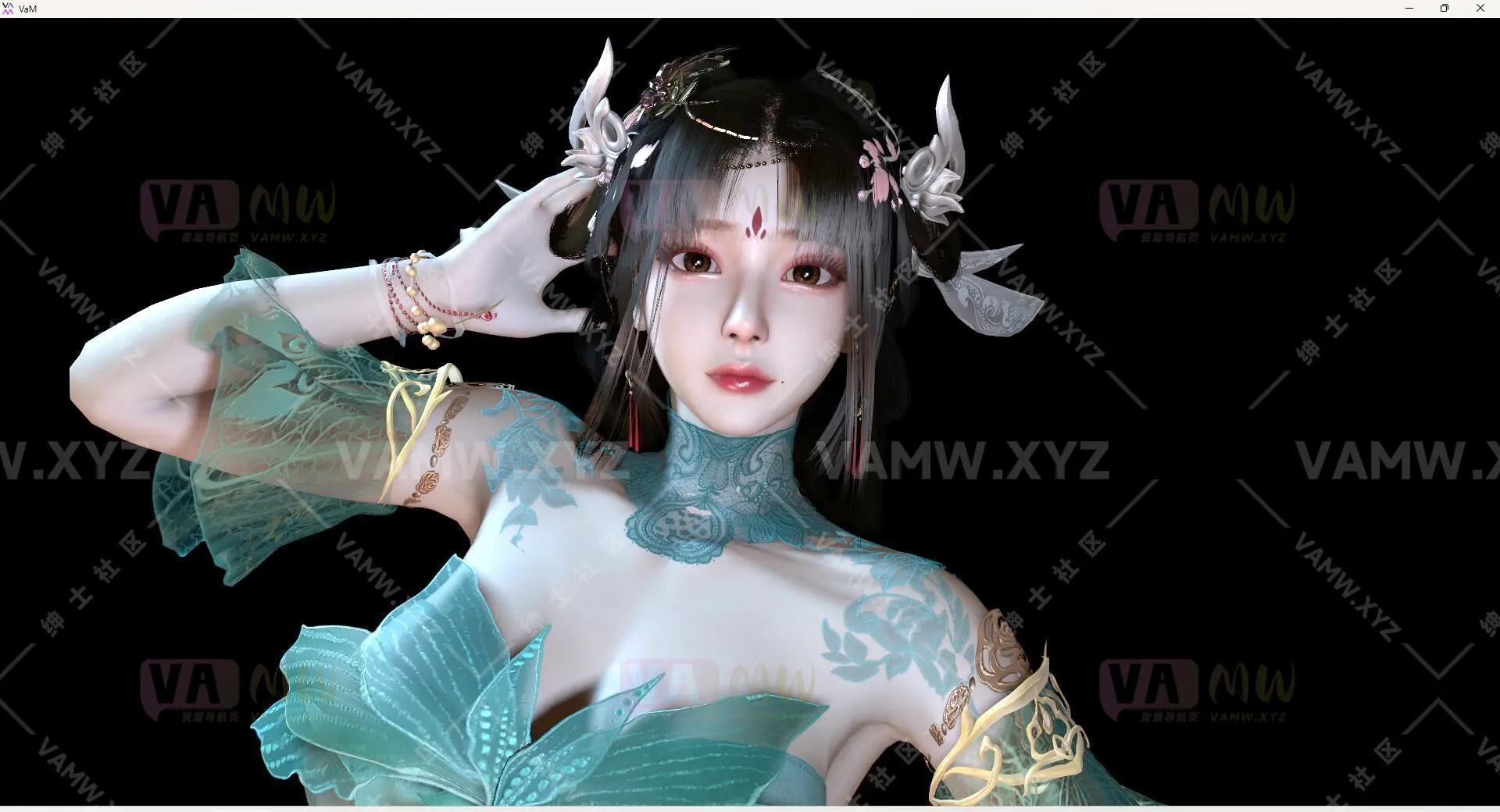 人物Looks-VAM虚拟女友游戏人物-邦邦.灵儿-优化版.1/Character Looks-VAM Virtual Girlfriend Game Character-Bangbang Linger-Optimized Version.1-VAM资源站