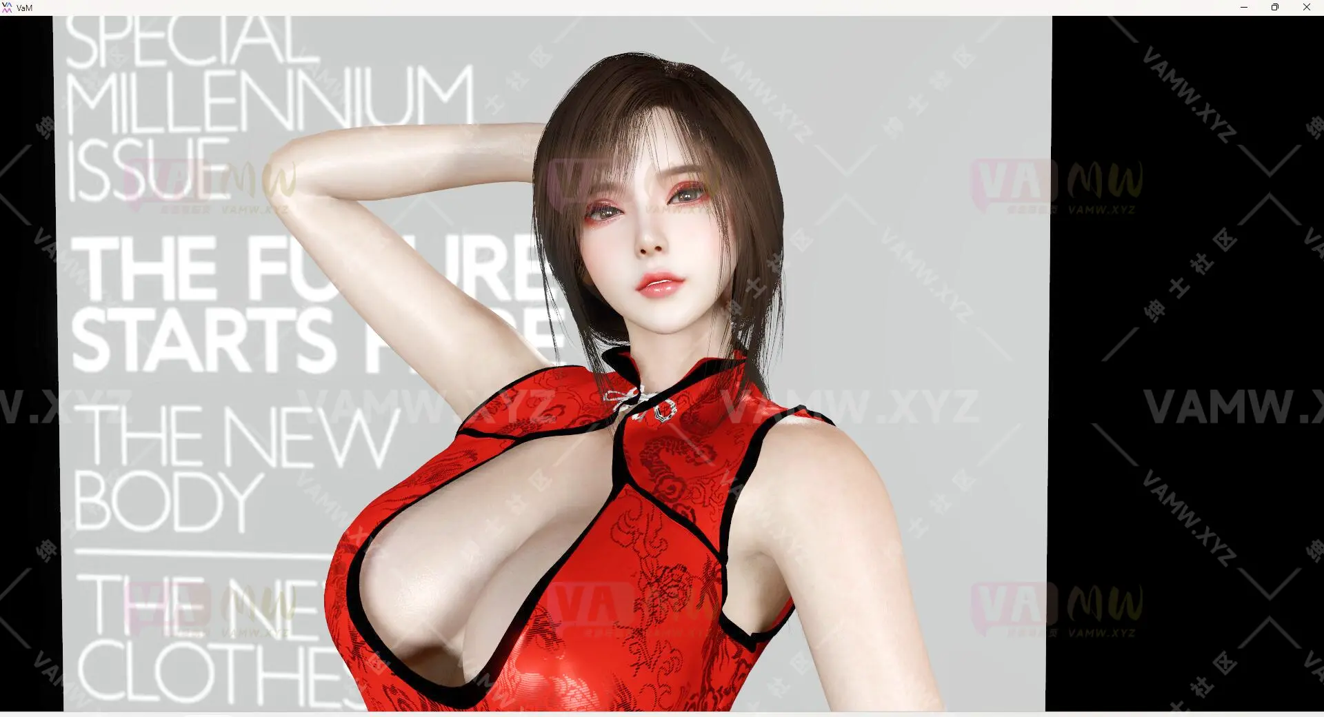 人物Looks-VAM虚拟女友游戏人物-QFeng.lengleng.1/Character Looks-VAM Virtual Girlfriend Game Character-QFeng.lengleng.1-VAM资源站