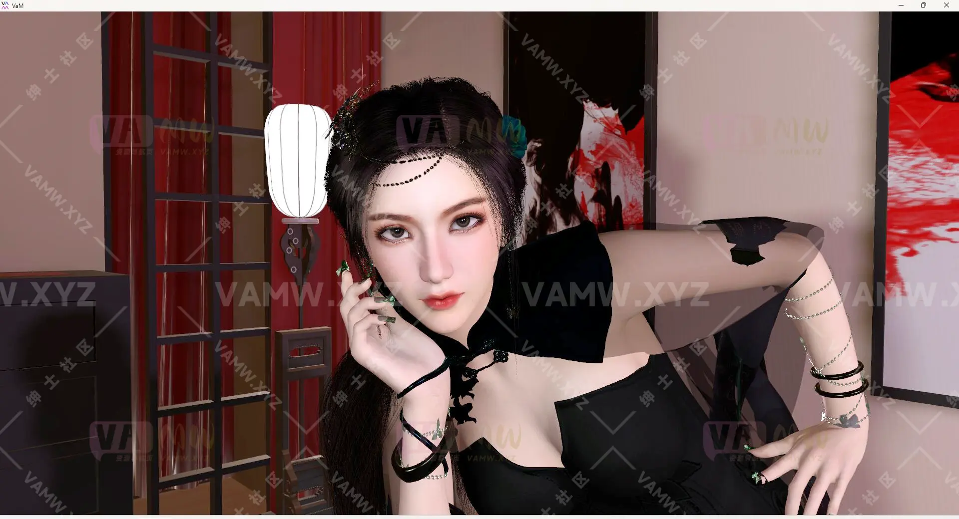 人物Looks-VAM虚拟女友游戏人物-HMZ.夏无艳.1/Character Looks-VAM Virtual Girlfriend Game Character-HMZ. Xia Wuyan.1-VAM资源站