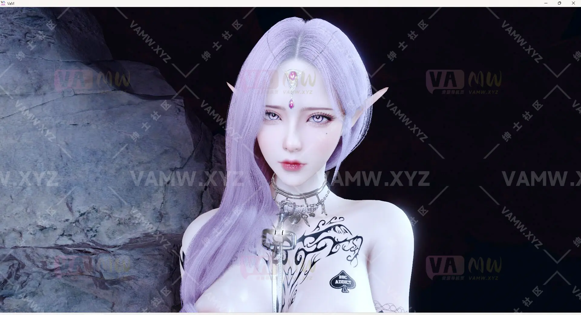 人物Looks-VAM虚拟女友游戏人物-山洞里的精灵.1/Character Looks-VAM Virtual Girlfriend Game Character-Elf in the Cave.1-VAM资源站