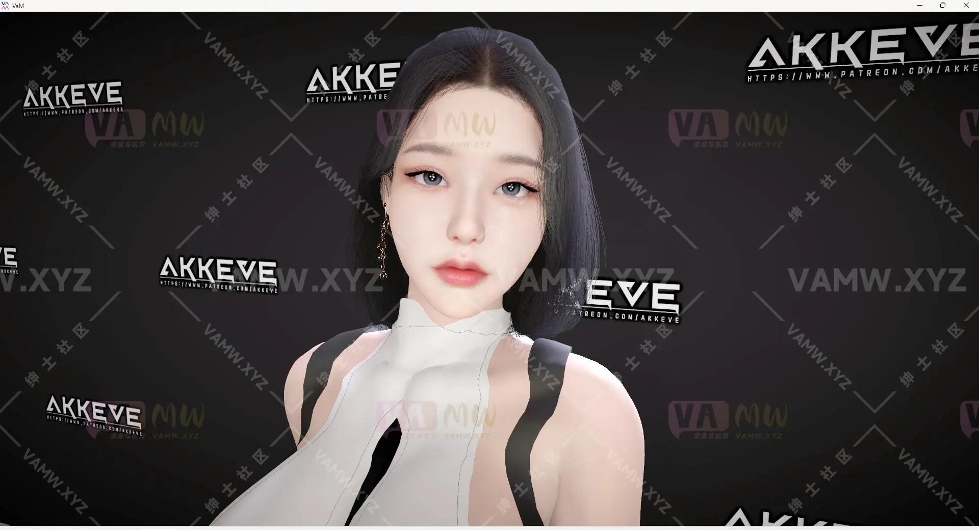 人物Looks-VAM虚拟女友游戏人物-AKKEVE.Won_young.1/Character Looks-VAM Virtual Girlfriend Game Character-AKKEVE.Won_young.1-VAM资源站