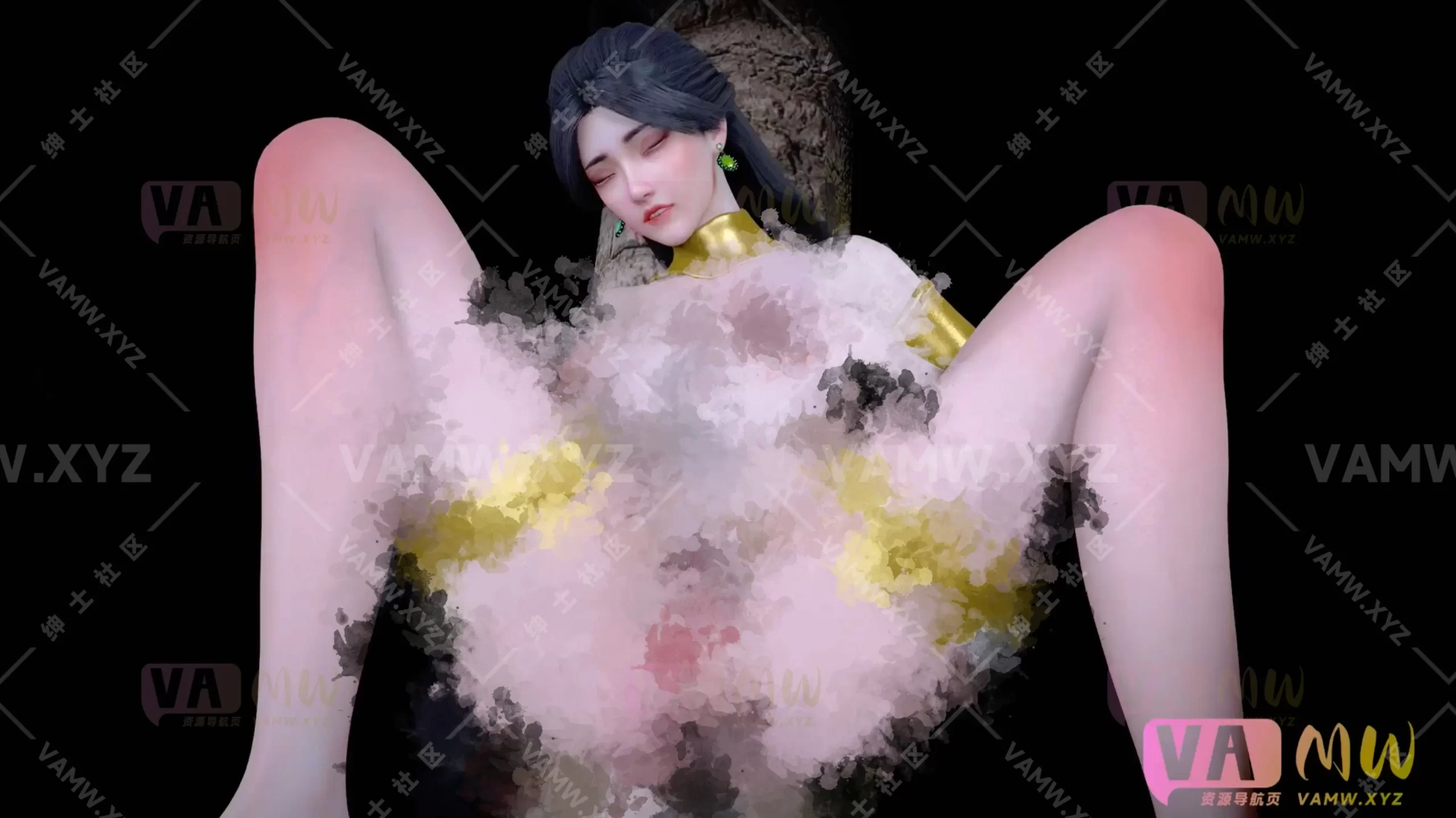 [大片]诛仙人物-金瓶儿 沙滩X事/[Big film] Zhuxian character - Jin Pinger Beach X incident-VAM资源站