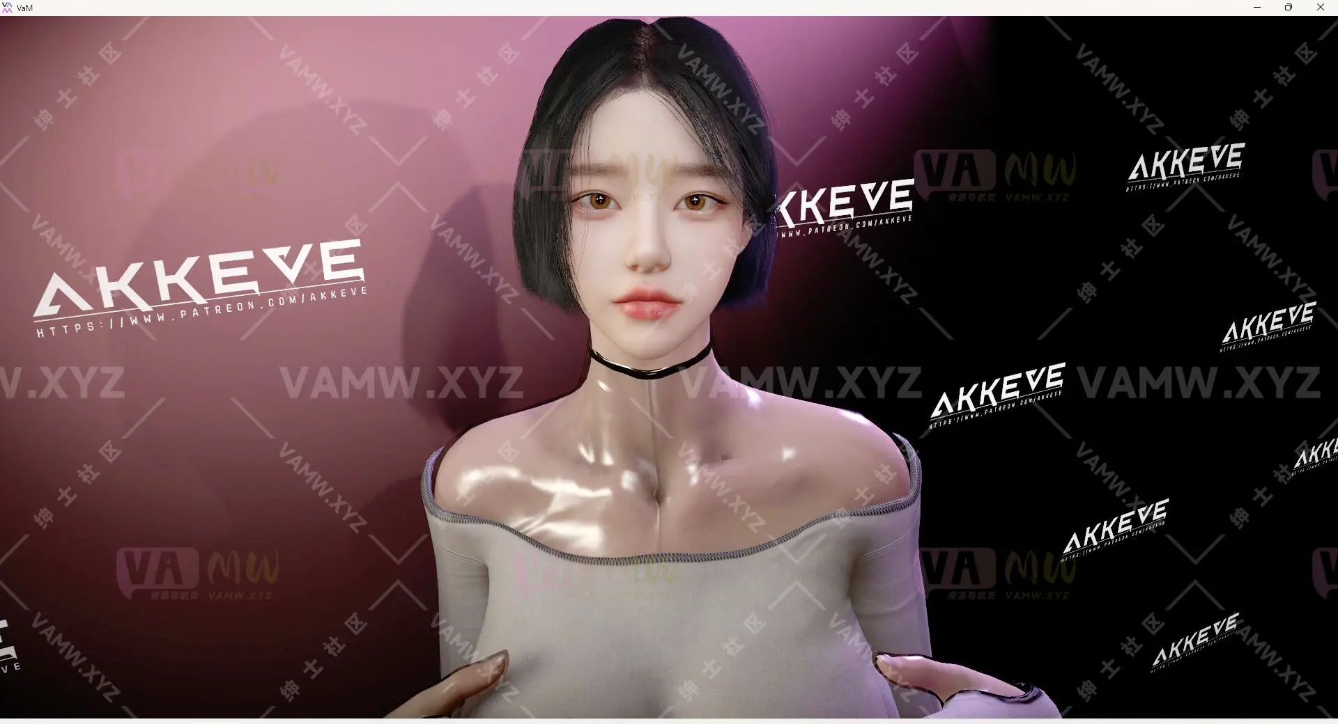 人物Looks-VAM虚拟女友游戏人物-AKKEVE.Seo_Ha.1/Character Looks-VAM Virtual Girlfriend Game Character-AKKEVE.Seo_Ha.1-VAM资源站