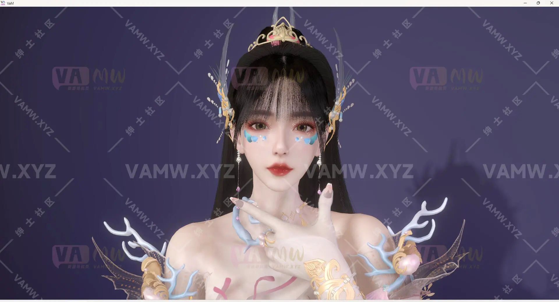 人物Looks-VAM虚拟女友游戏人物-古风美女 龙吉公主 未知.龙女.1/Character Looks-VAM Virtual Girlfriend Game Character-Ancient Beauty Princess Longji Unknown. Dragon Girl.1-VAM资源站