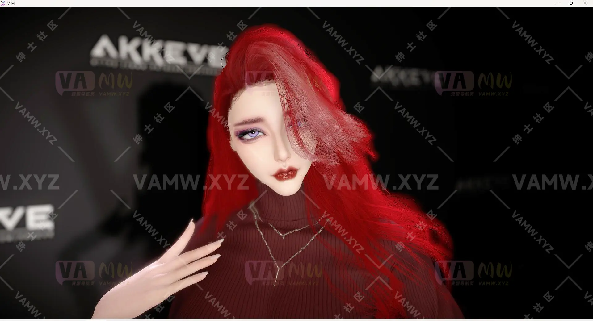 人物Looks-VAM虚拟女友游戏人物-AKKEVE.Mila.1/Character Looks-VAM Virtual Girlfriend Game Character-AKKEVE.Mila.1-VAM资源站