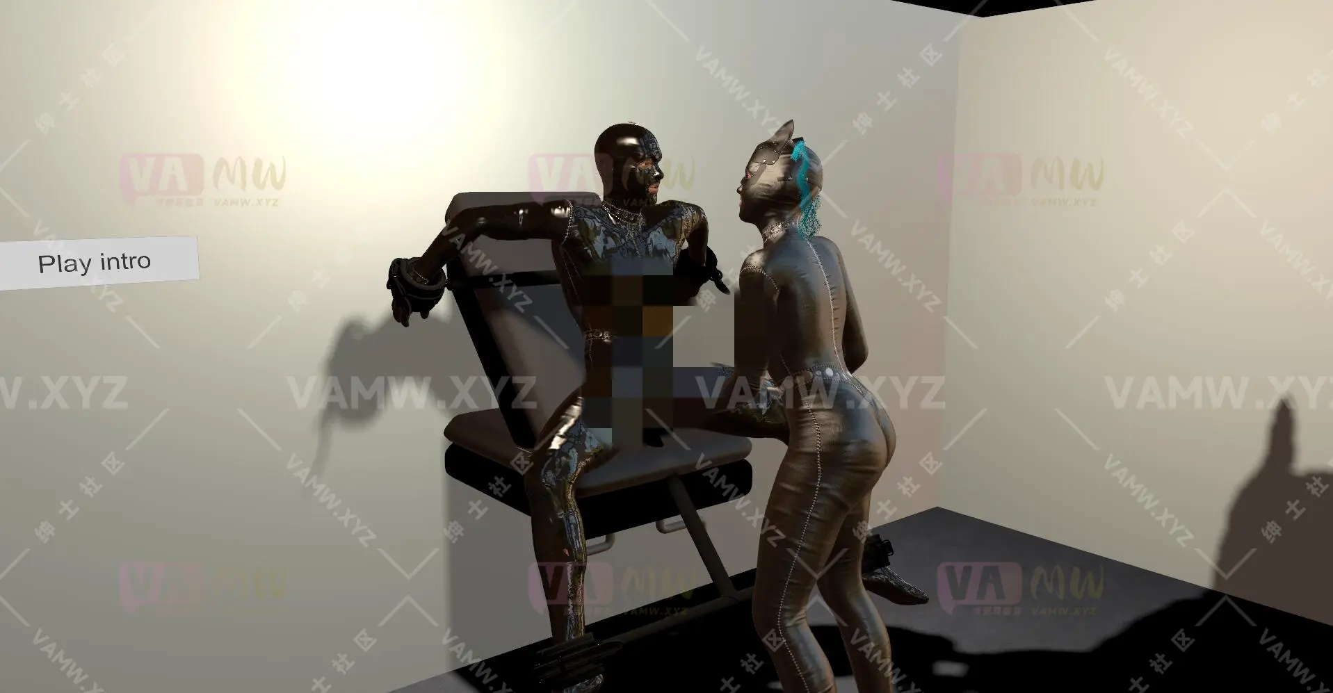 场景Scene-VAM虚拟女友游戏场景-ILAFVB.痛苦_奴隶_X - 调教与惩罚_皮革_主要_阿尔法./Scene-VAM virtual girlfriend game scene - ILAFVB. Pain_Slave_X - Training and Punishment_Leather_Main_Alpha.-VAM资源站