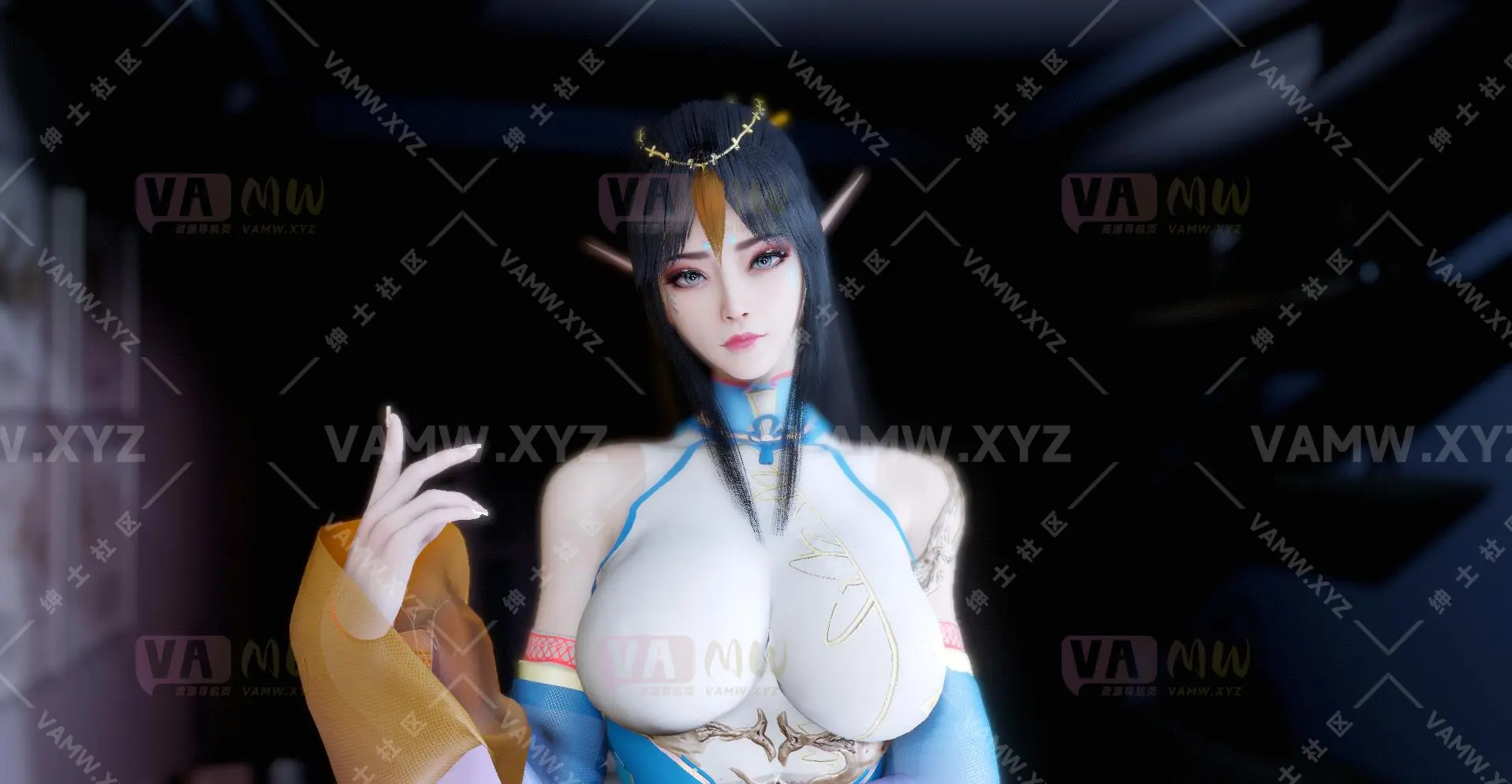 人物Looks-VAM虚拟女友游戏人物-vamxw.凤清儿2.1/Character Looks-VAM Virtual Girlfriend Game Character-vamxw.Feng Qinger 2.1-VAM资源站