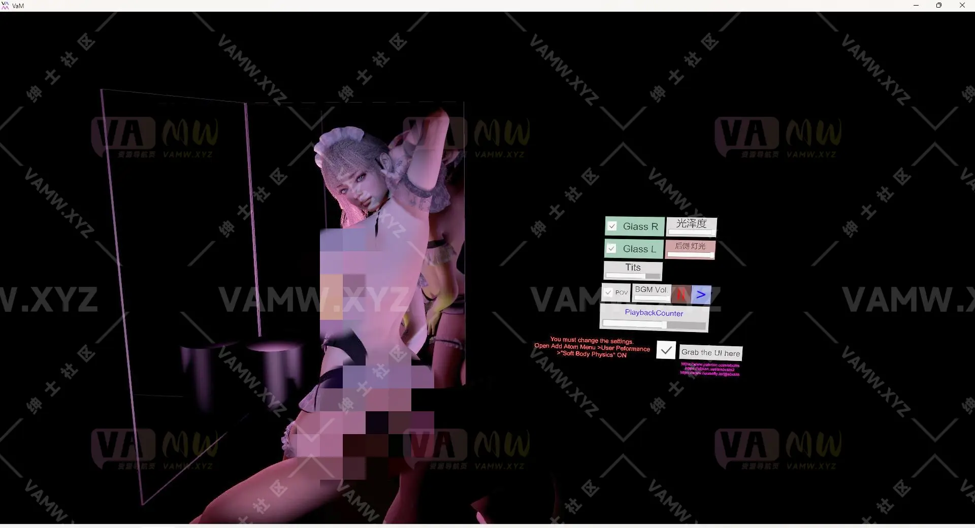 场景Scene-VAM虚拟女友游戏场景-舞摇场景 abc_tits.Abracadabra.1/Scene-VAM virtual girlfriend game scene-Dancing scene abc_tits.Abracadabra.1-VAM资源站