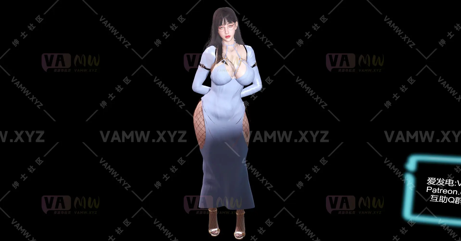 人物Looks-VAM虚拟女友游戏人物-英语老师Herloves.B04-Ya.1/Character Looks-VAM Virtual Girlfriend Game Character-English Teacher Herloves.B04-Ya.1-VAM资源站