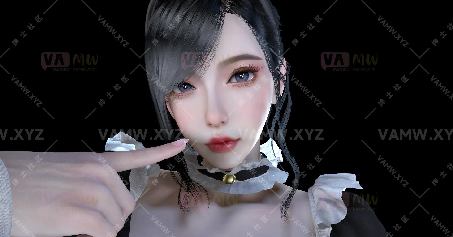 VAM人物Looks-VAM虚拟女友游戏人物-***Z.尤物女仆.1/VAM Character Looks-VAM Virtual Girlfriend Game Character-***Z. Beautiful Maid.1-VAM资源站