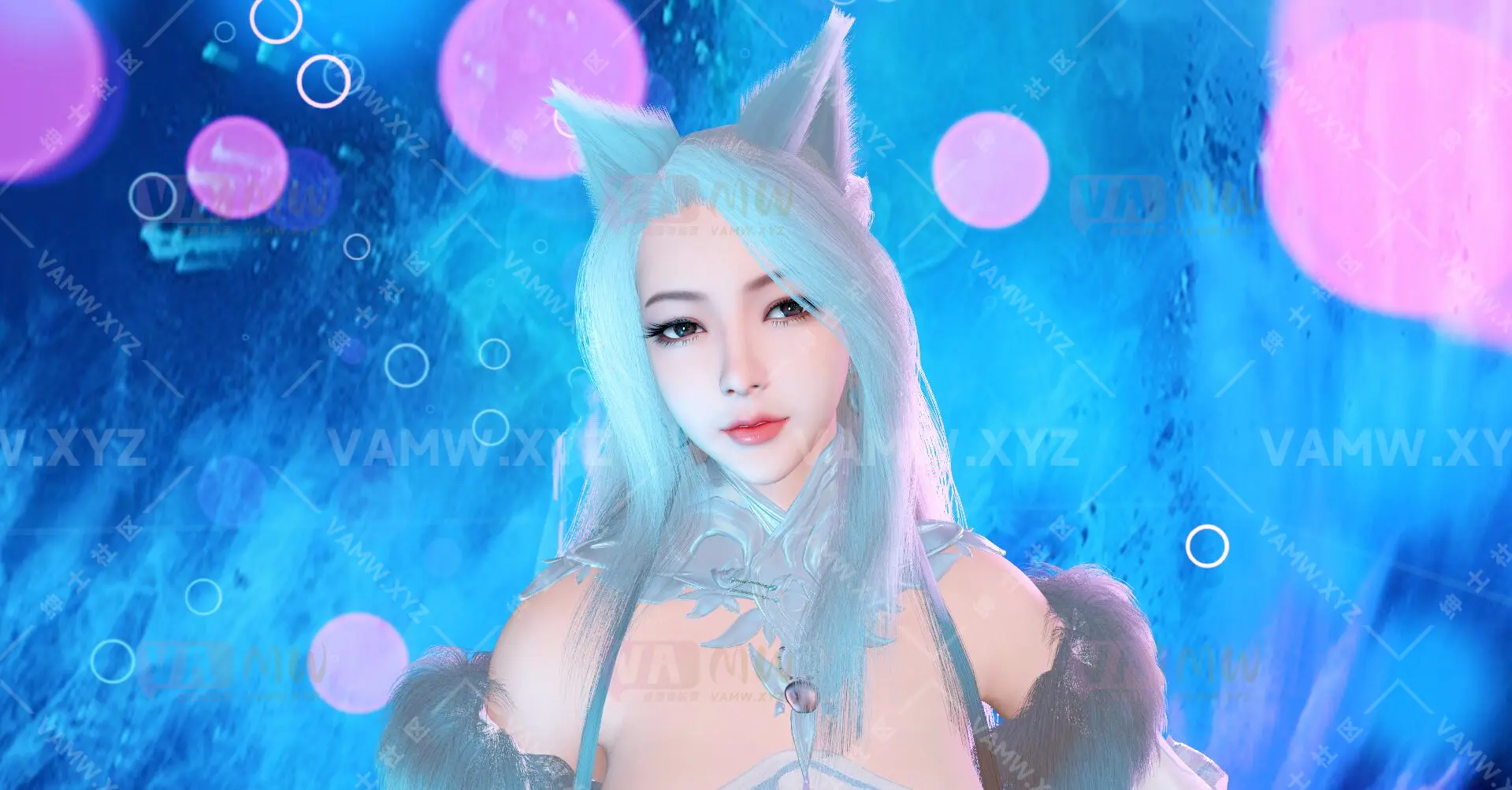 古风人物 狐女 FRK.!FoxyRM_FRK.1/Ancient style character Fox Girl FRK.!FoxyRM_FRK.1-VAM资源站