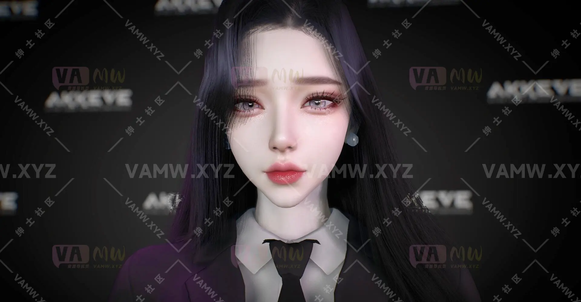 人物Looks-VAM虚拟女友游戏人物-AKKEVE.054_Mina.1/Character Looks-VAM Virtual Girlfriend Game Character-AKKEVE.054_Mina.1-VAM资源站