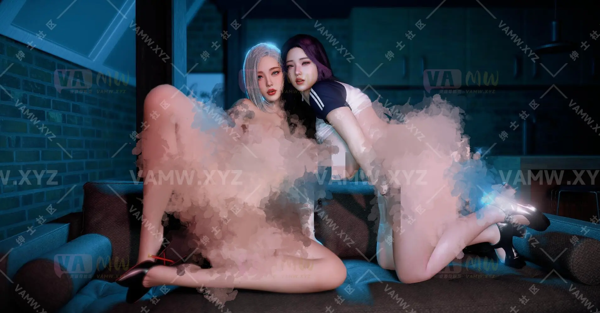 人物Looks-VAM虚拟女友游戏人物-bosskang.twoCuteGirl.1/Character Looks-VAM Virtual Girlfriend Game Character-bosskang.twoCuteGirl.1-VAM资源站